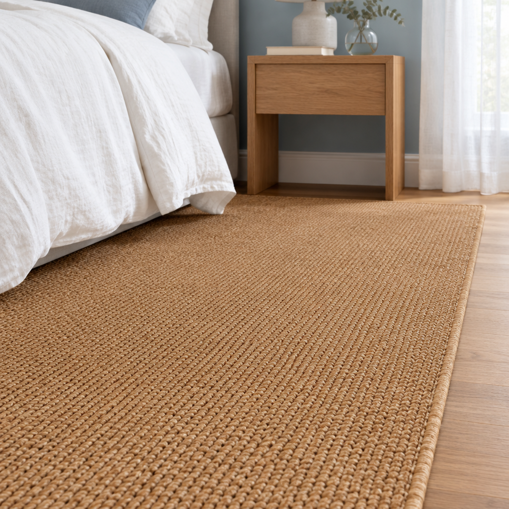 Natural Sisal Entrance Door Mat - Non-Slip Durable Front Door Rug for Indoor & Outdoor Use