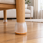 Silicone Chair Leg Caps - Noise-Reducing Anti-Slip Furniture Leg Protectors, Thick & Durable