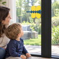 Child Safety Sliding Window Lock - No-Drill Anti-Pinch Window Stopper for Babies, Toddlers & Pets