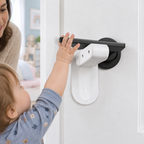 Door Handle Safety Lock - No-Drill Child & Pet Proof Lock, Prevents Unlocking and Pinched Fingers