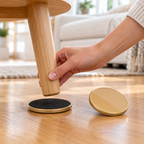 EVA Furniture Slider Pads - Heavy-Duty Chair & Sofa Movers for Hardwood Floors, Set of Pads