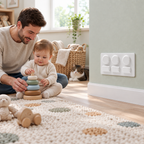 Child Safety Outlet Plug Covers - Electrical Socket Protector Set for Babies & Toddlers