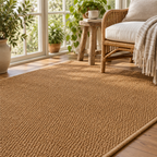 Natural Sisal Entrance Door Mat - Non-Slip Durable Front Door Rug for Indoor & Outdoor Use
